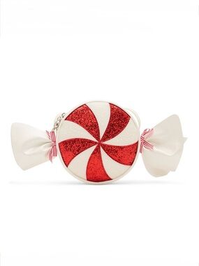 RARE BETSEY JOHNSON STARLIGHT STARBRIGHT FESTIVE PEPPERMINT CANDY
CROSSBODY BAG